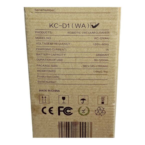 Konka KC-D1 (WA) Metallic Gold Brand New Wireless Automatic Vacuum Cleaner - Picture 3 of 4